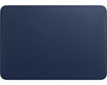 Apple Leather Sleeve Midnight Blue [ MacBook Pro 16” ]