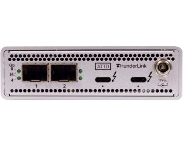 ATTO ThunderLink FC 3162 [ Dual 40Gb Thunderbolt 3 to 16Gb Fibre ]