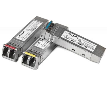 AJA Dual LC 12G-SDI fiber SFP Receiver [ single-mode ]