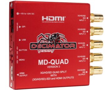 Decimator Design MD-QUAD video processor [ HD-SDI ]