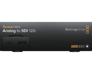 Blackmagic Design Teranex Mini - Analog to SDI 12G.