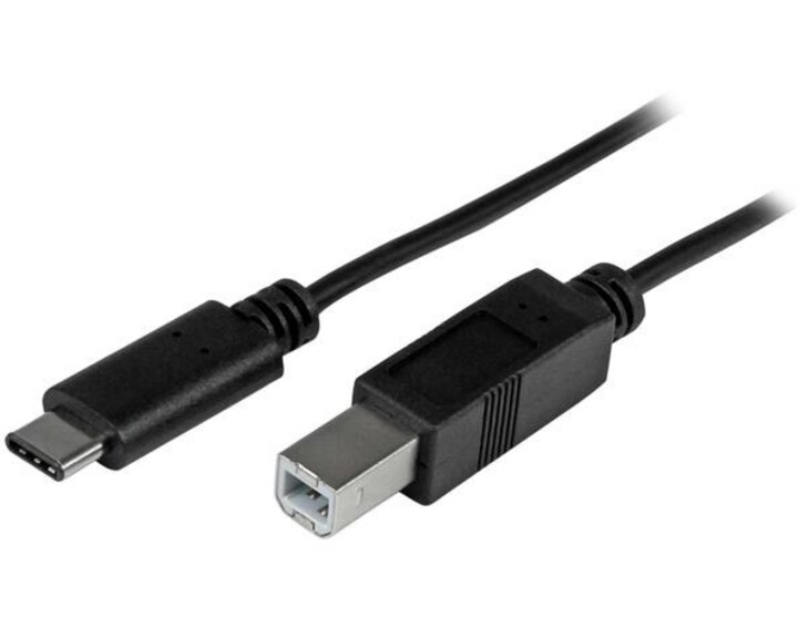 StarTech USB-C naar USB2-B kabel [ 1m Zwart ]