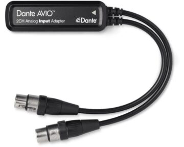 Audinate Dante AVIO 2CH Analog Input Adapter