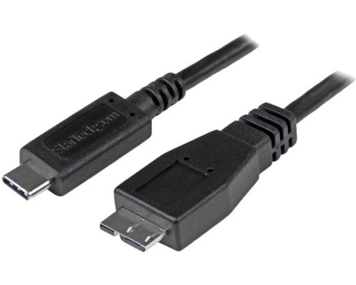 StarTech USB-C naar USB3 Micro-B kabel [ 0.5m Zwart ]