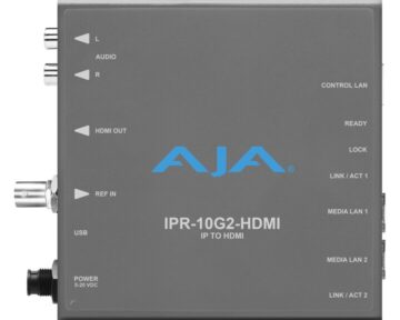AJA IPR-10G2-HDMI Mini Converter [ SMPTE 2110 to HDMI ]