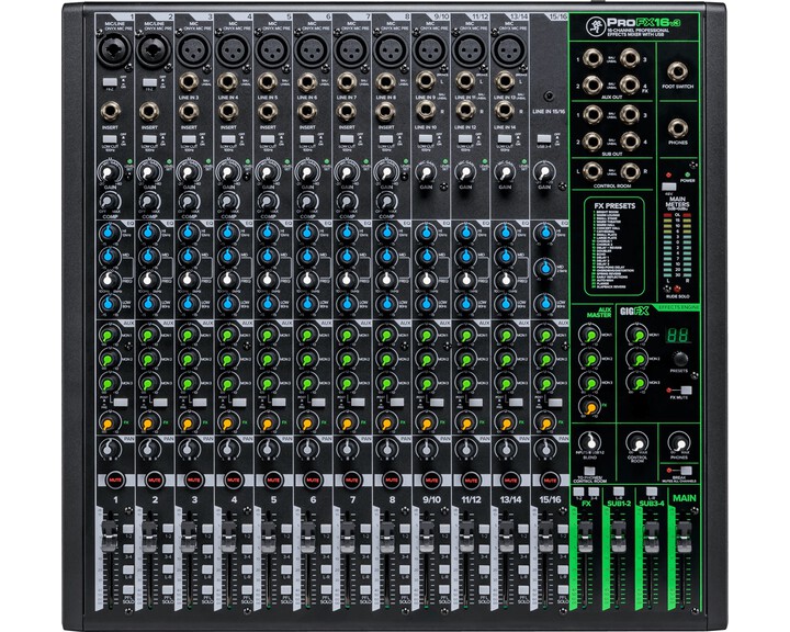 Mackie ProFX16v3 mixer [ 16 kanaals USB ]