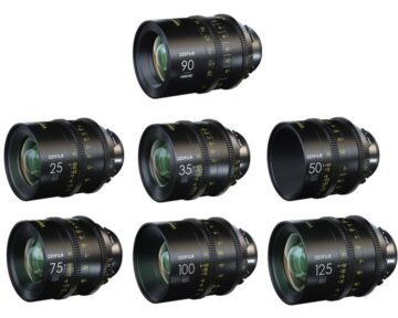 DZOFILM Vespid Prime Full Frame Kit 25, 35, 50, 75, 100, 125mm T2.1 en Macro 90mm T2.8 [ PL ]