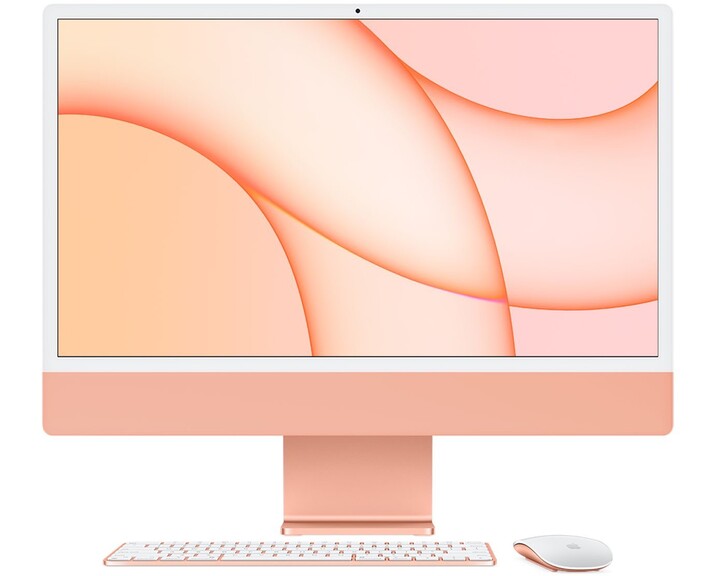 Apple iMac 24” M1 8-core CPU en 8-core GPU [ 8GB 256GB Orange ]