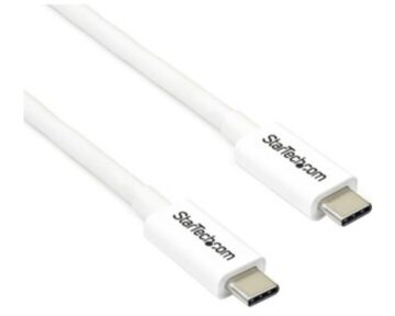StarTech Thunderbolt 3 USB-C kabel wit [ 2m | 20Gbps ]