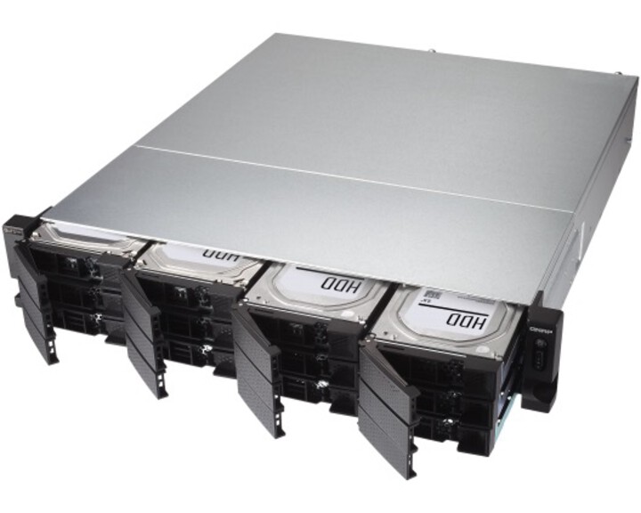 QNAP TS-h1277XU-RP 128GB 12x 3.5” [ AMD 8c | 2x 1GbE | 2x 10GBase-T | 2x 10GbE SFP+ ]