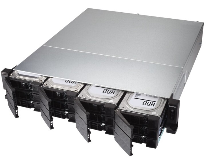 QNAP TS-h1277XU-RP 32GB 12x 3.5” [ AMD 8c | 2x 1GbE | 2x 10GBase-T | 2x 10GbE SFP+ ]