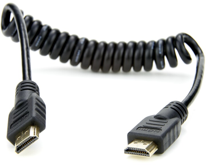 Atomos Coiled full HDMI to full HDMI cable [ 30-45cm ]
