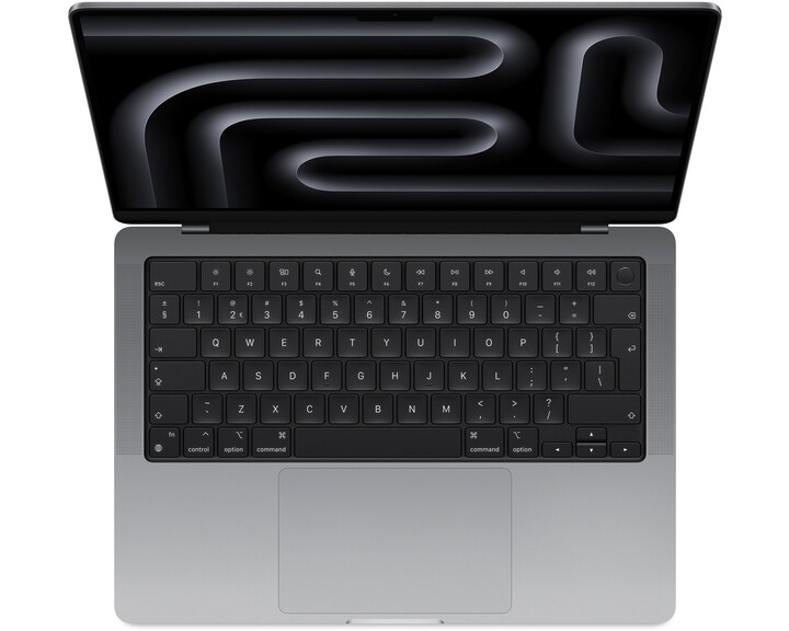 Apple MacBook Pro 14” M3 met 8-core CPU en 10-core GPU 1TB opslag - Space Grey