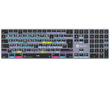 Logickeyboard TITAN Wireless Backlit keyboard Blackmagic Design DaVinci Resolve UK