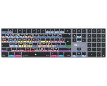 Logickeyboard TITAN Wireless Backlit keyboard Avid Media Composer Pro layout UK