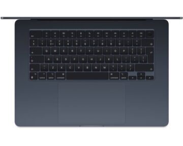 Apple MacBook Air 15” Midnight M3 8GB centraal geheugen 256GB opslag