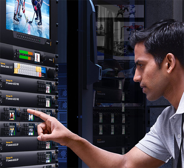 Blackmagic Design SMPTE 2110 IP hardware - the Future Store