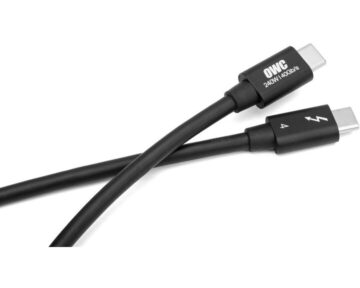 OWC Thunderbolt 4 USB-C kabel 0,7m [ 40Gbps 240W ]