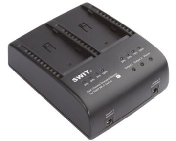 SWIT S-3602F dual charger voor L-series (Sony NP-F) accu’s