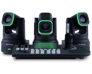 BirdDog X4E Ultra KBD Combo 3x PTZ camera - zwart plus PTZ Controller [ UHD60 20x zoom ]