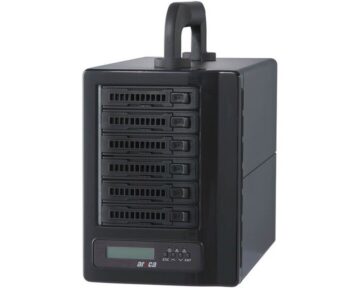 Areca ARC-8050T5U-6M Thunderbolt 5 RAID tower