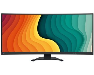 Eizo FlexScan EV3851X 38” curved monitor zwart [ USB-C | 3840 x 1600 ]